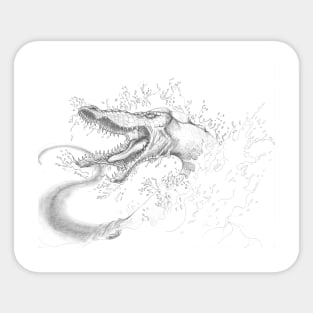 Barracuda Dragon Sticker